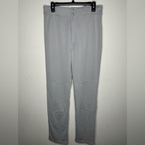 Rawlings Mens Medium Baseball Pants Gray Semi Relaxed Fit NWT 31x32